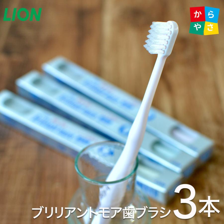 BRAVAS ブリリアンティン 3個セット LION（ライオン） 歯ブラシ DENT.EX ブリリアントモア 歯ブラシ 3本