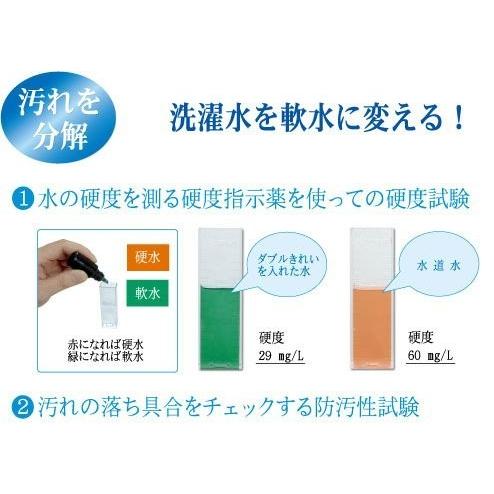 洗濯 臭い対策 ダブルきれい Ag+ 銀イオンパワー 洗濯用 衣類と洗濯機