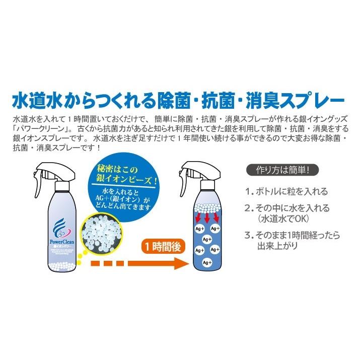 あすつく パワークリーン 300ml Ag+ 使い切りじゃない水道水で繰り返し