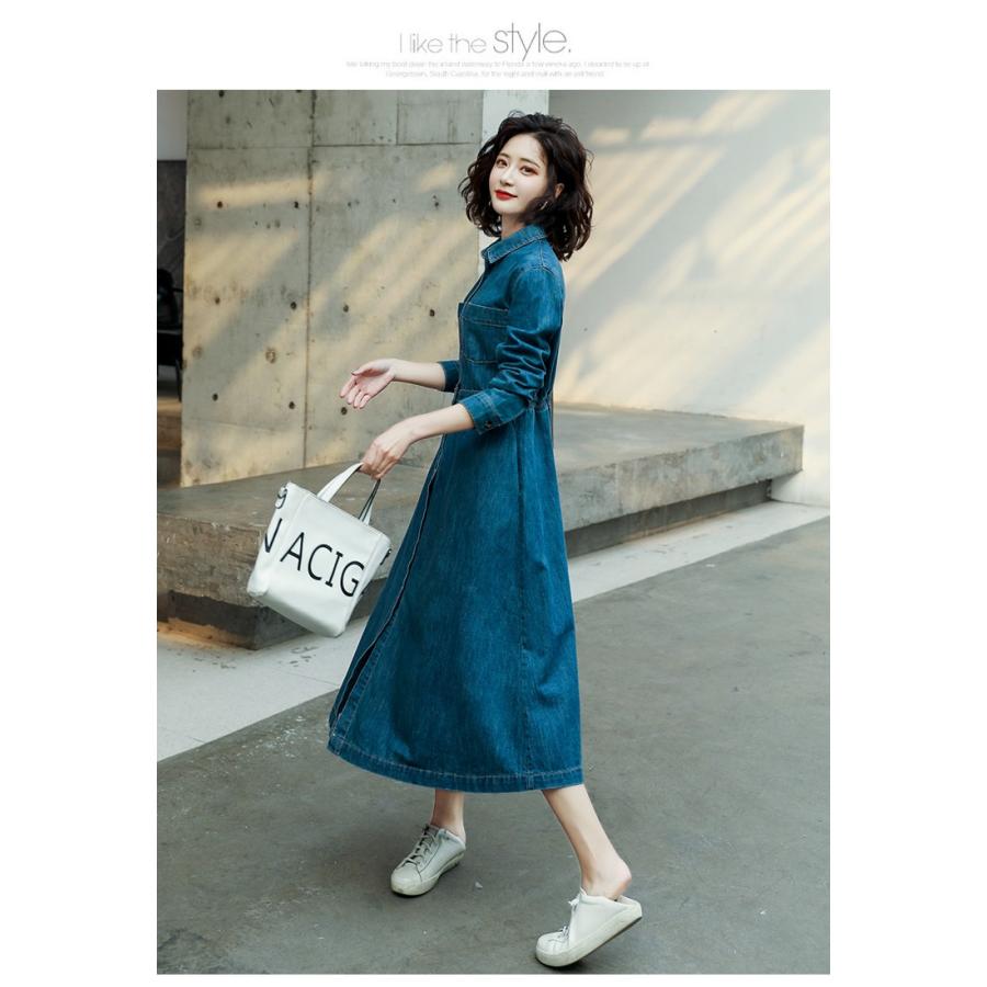 デニムワンピース コーデ 40代 ガウンワンピース 民族 長袖 チャイナ シャツワンピース ロング トレンチコート レディース 春 40代 50代 ドレスシャツ スカート pr04nv7 003 Selfy 通販 Yahoo ショッピング