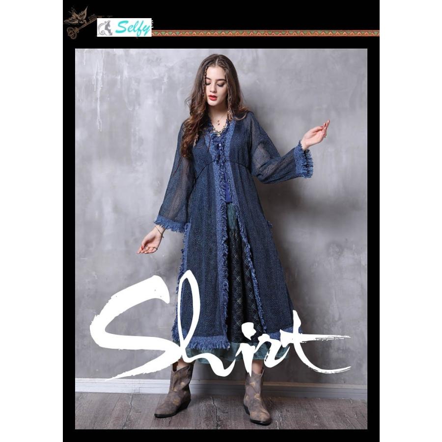 デニムワンピース コーデ 40代 ガウンワンピース 40代 レトロ オリジナル 民族風 チャイナ マキシ デニムジャケット 長袖 刺繍 ガウンコート 民族衣装 pr04nv7 075 Selfy 通販 Yahoo ショッピング