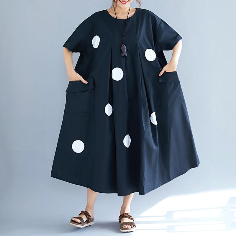 体型カバー コーデ 40代 個性的な服 レディース40代 個性的 ファッション レディース 40代 水玉ワンピース 40代 ドットワンピース pr04nv7226 Selfy 通販 Yahoo ショッピング