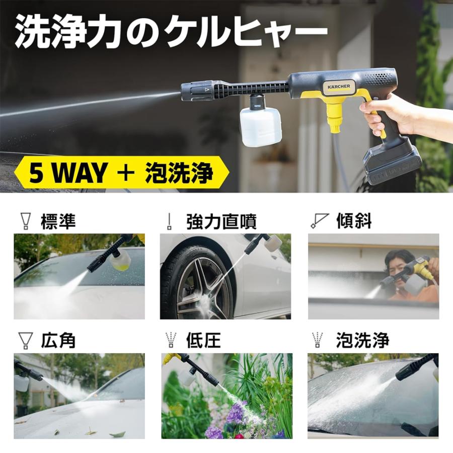 ケルヒャー（KARCHER） 【公式アウトレット】モバイル高圧洗浄機 OC 5