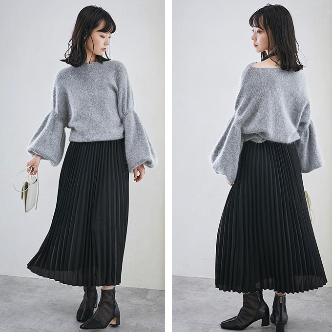 【お値下げ】フレアスカート プリーツデザイン パールロゴフレアプリーツスカート – 【公式】Fairliar Japan