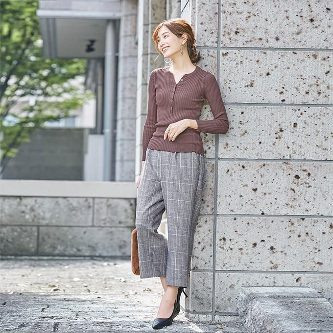 KAREI ラシャチェック柄 チェックパンツ グレンチェック KAREI ラシャチェック柄 チェックパンツ グレンチェック