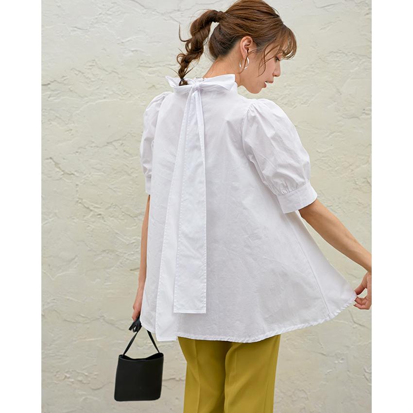 【ルネ】お袖おリボン♡パフスリーブ♡ブラウス 楽天市場】【OUTLET！クーポンで2,192円】 ブラウス 長袖