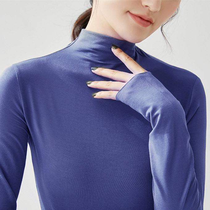 タートルネック カットソー レディース インナーカットソー オフ 切りっぱなし ハイネックセーター 薄手 ストレッチ トップス 一部即納 01tp7738 夏黎 通販 Yahoo ショッピング