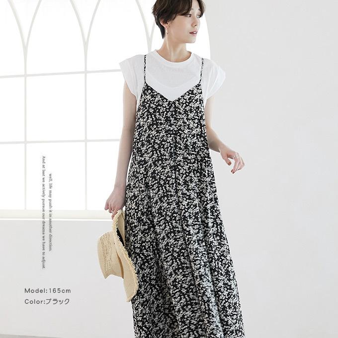 400円offクーポンで2 580円 花柄 キャミワンピース 夏新作 レディース キャミ ワンピー 深いv レイヤード ロング丈 フラワー 一部即納 10op7142 夏黎 通販 Yahoo ショッピング