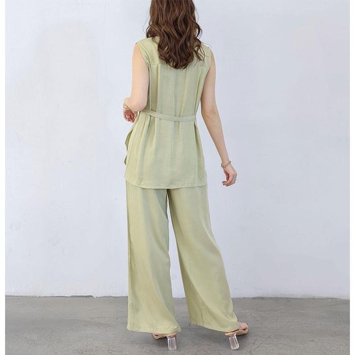 KAREI 半額クーポン付 接触冷感 セットアップ レディース 2点