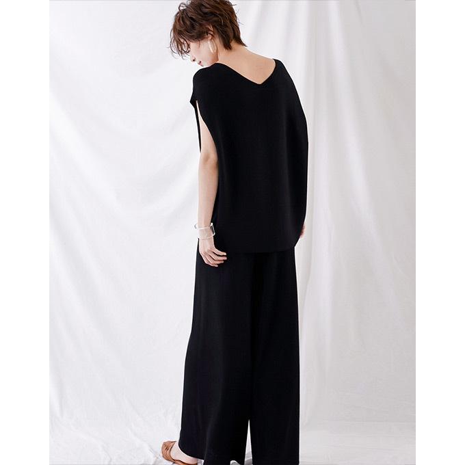 正規品♡調温♡スムーズィー上下セット♡ネイビー KAREI 全品Point10倍!最大倍率50% 春新作 サマーニット