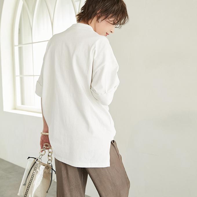 Karei カットソー レディース Tシャツ コットンシャツ ビッグシルエット ゆったり トップス 秋コーデ レディース 母の日 22 14tp77 夏黎 通販 Yahoo ショッピング