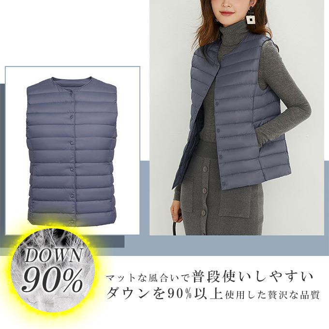 KAREI 全品Point10倍!最大倍率50% ダウンベスト 冬 2WAY着方 U KAREI 全品Point10倍!最大倍率50% ダウンベスト 冬 2WAY着方 U