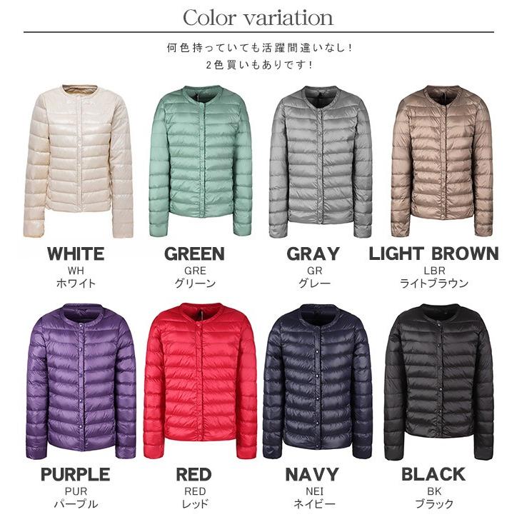 ダウンライトダウン レディース コンパクト 薄手アウター インナーダウン 保温 アウター 暖かい ポケット付 クルーネック 春新作 ポーチ付き tb7622 夏黎 通販 Yahoo ショッピング