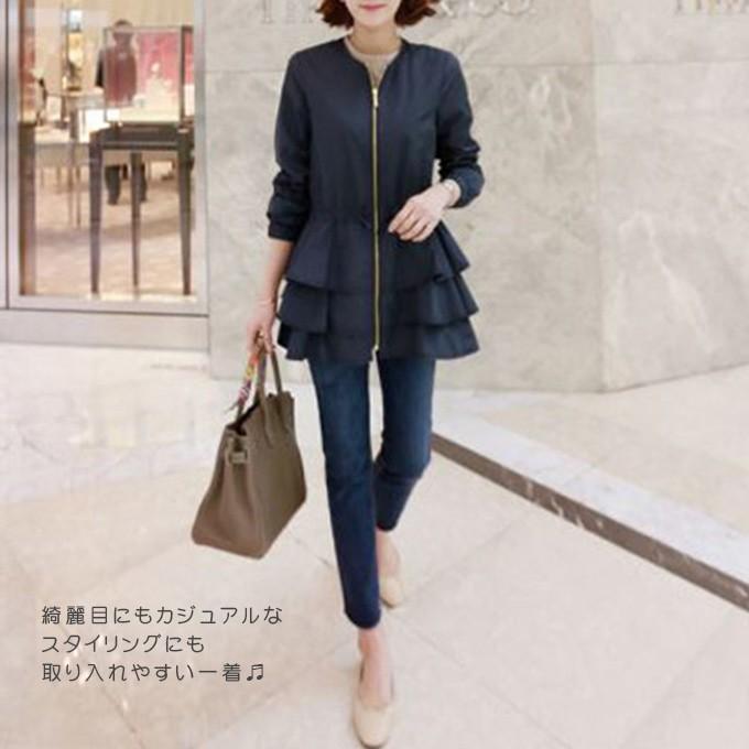 レディースアウター ジャケットコート レディースアウター ノーカラー カーディガン 春新作 レディース コーデ tk6355 1 夏黎 通販 Yahoo ショッピング