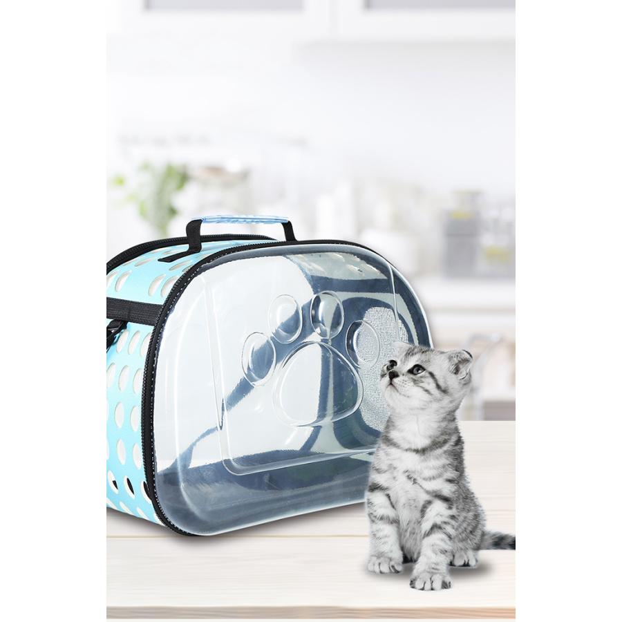 M5 ペット用キャリングバッグ、透明バッグ、犬猫用品、通気性ケージ M5 ペット用キャリングバッグ、透明バッグ、犬猫用品、通気性