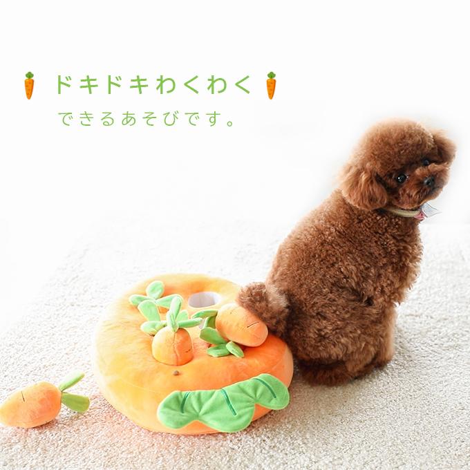 ペットおもちゃ ペット おもちゃ ペット用品 犬 Snsで大人気 にんじん畑 いぬ ノーズワーク 猫 希少 知育玩具 ねこ