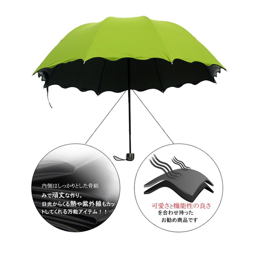 折りたたみ傘 Uvカット 完全遮光 日傘 晴雨兼用 折り畳み傘 携帯用 アンブレラ 新作遮熱 遮光 Uvカット レディース 即納 一部即納 99um3024 夏黎 通販 Yahoo ショッピング