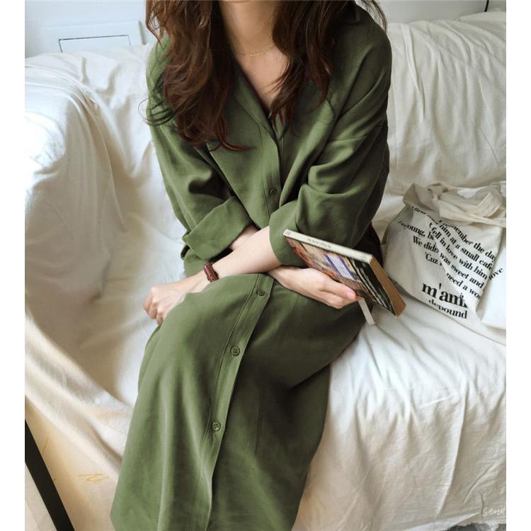 初回特典付 マキシワンピース ロングワンピース シャツワンピ ロングシャツ 春夏 ロング丈 カジュアル トレンチコート ロングコート ベルト付き カー 50 Off Gdpcambodia Org