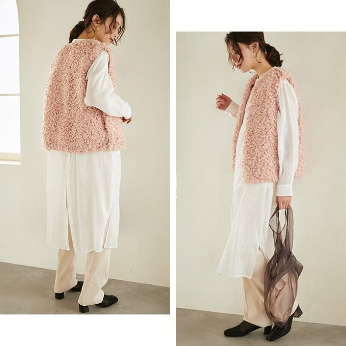 ベスト アウター ファーふんわり カーデ モコモコ ボア素材 もこもこ 柔らか わんこちゃん レディースアウター 29tc54 多多 通販 Yahoo ショッピング