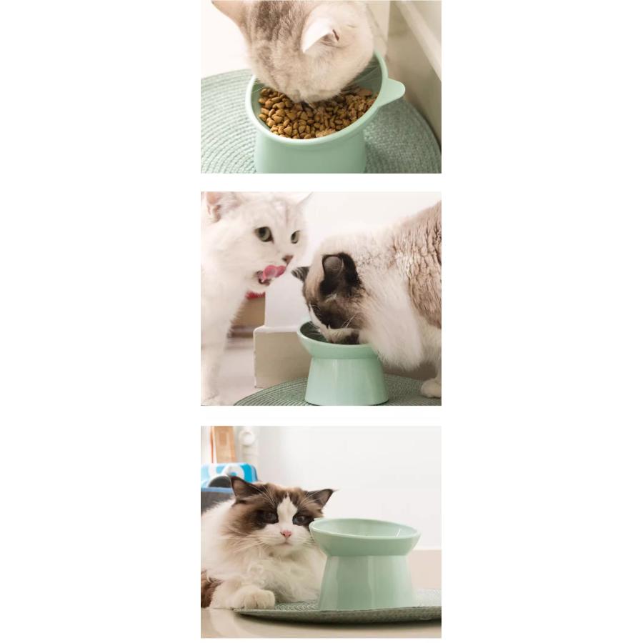 フードボウル 食べやすい 傾斜 高さがある おしゃれ 猫 犬 食器 餌入れ