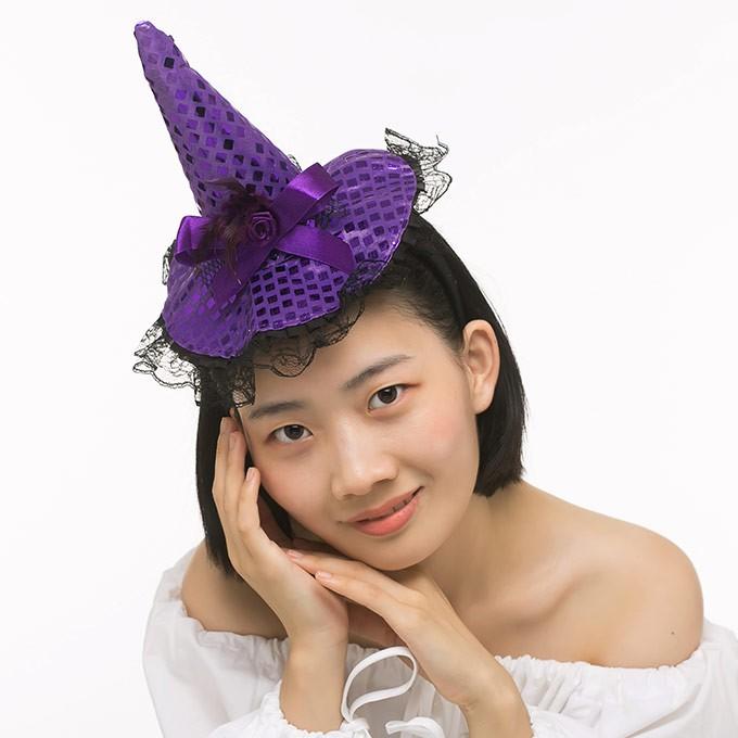 とんがり帽子 カチューシャ 魔女 帽子 ハロウィングッズ 仮装 コスプレ レース花柄 お手軽コスプレ ラメ イベント衣装宴会 仮装パーテイー 39ae6233 多多 通販 Yahoo ショッピング