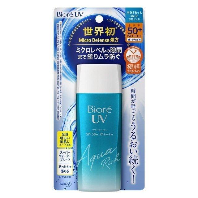 花王 ビオレ Uv 日焼け止め Spf50 Pa アクアリッチ ウォータリージェル 90ml ウォータリーエッセンス 多多 通販 Yahoo ショッピング