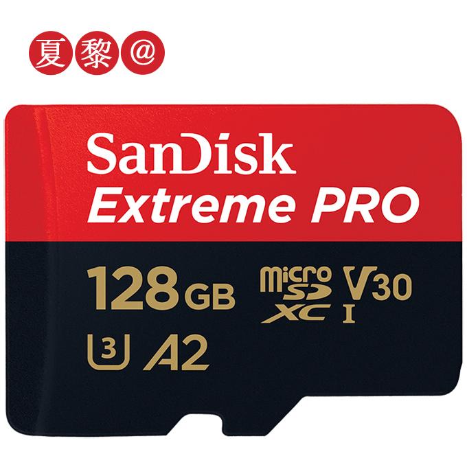 128GB SanDisk microsdカード サンディスク microSDXC UHS-I U3 V30 4K Extreme Pro HD アプリ最適化 Rated A2対応 R:200MB/s W:90MB/s｜karei