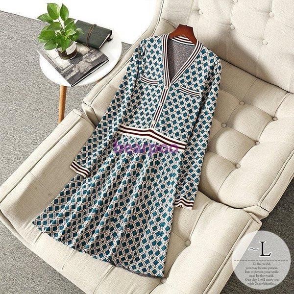 無料長期保証 ニットワンピース 秋 冬 ワンピース レディース 大きいサイズ ダイヤ柄 総柄 キラキラ 長袖 膝丈 ブルー ホワイト ワインパーティースタイル お出かけ Cis58 即納 全国送料無料 Www Ypsilonjewelry Com