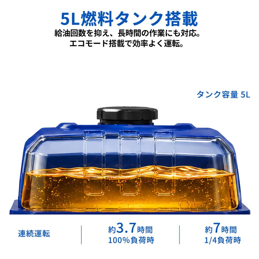 Gaidoh インバーター発電機 3.5kVA 最大3500W エンジン発電機 純正弦波