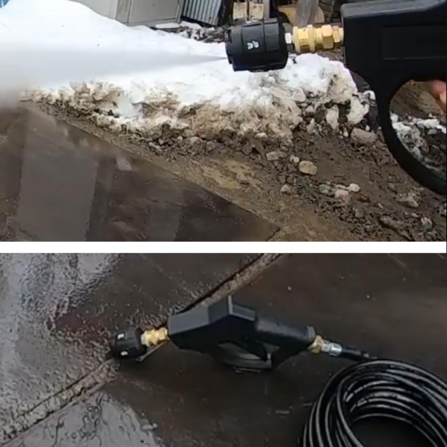 Kareyou 高圧洗浄機 ショートガン セット 5000PSI 真鍮製 ケルヒャー