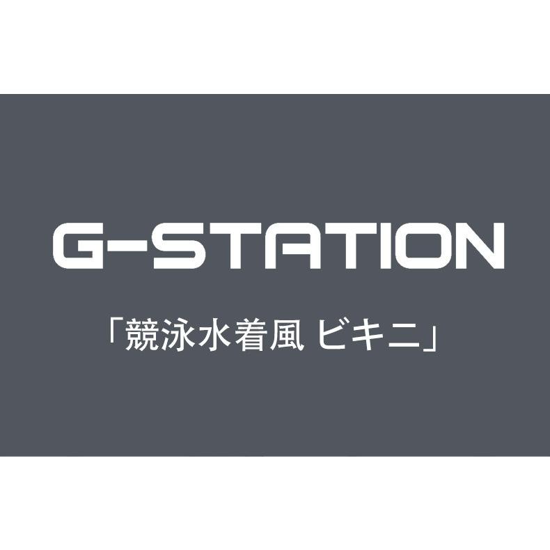 【G-Station/ジーステーション】競泳水着風 水着系生地 ビキニ フルバック メンズ 男性下着 立体縫製 タグレス スポーティ｜kargiemargie｜03