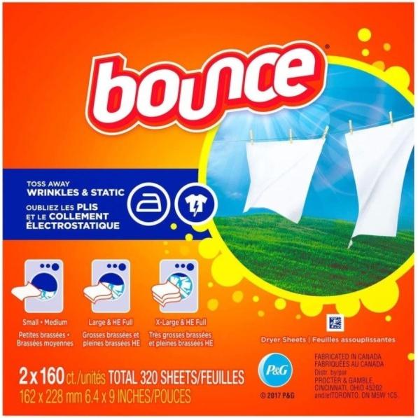 バウンス ドライヤーシート bounce 乾燥機用柔軟剤 160枚入り 2個セット | コストコ | 01