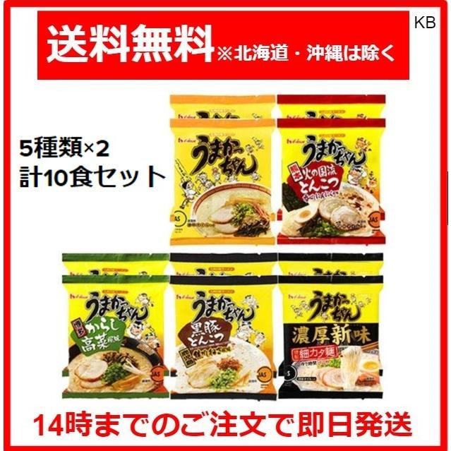 うまかっちゃん 濃厚新味 高菜 黒豚 ニンニク 九州限定 ラーメン 5種10