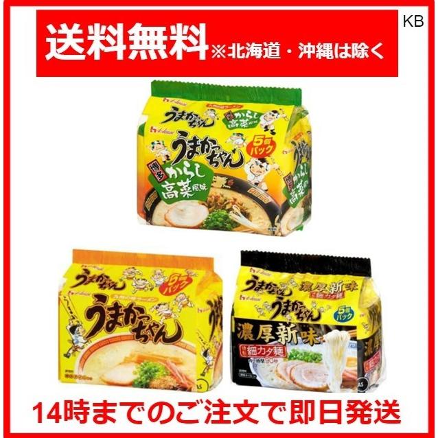 うまかっちゃん 15食セット(オリジナル5食+からし高菜5食+ 濃厚新味5食)｜karimerobox
