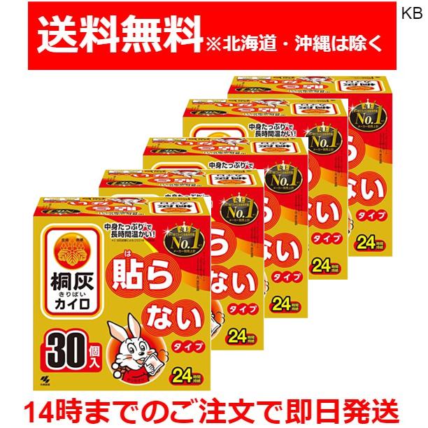 桐灰 桐灰化学 桐灰カイロ ニューハンドウォーマー 貼らないタイプ 30