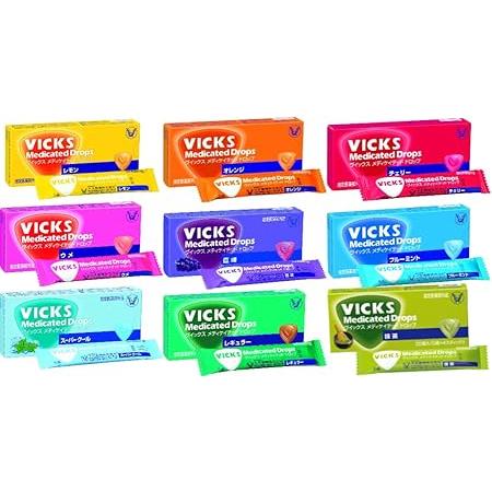 VICKS 【まとめ買い】 ヴィックス メディケイテッド ドロップ 9種