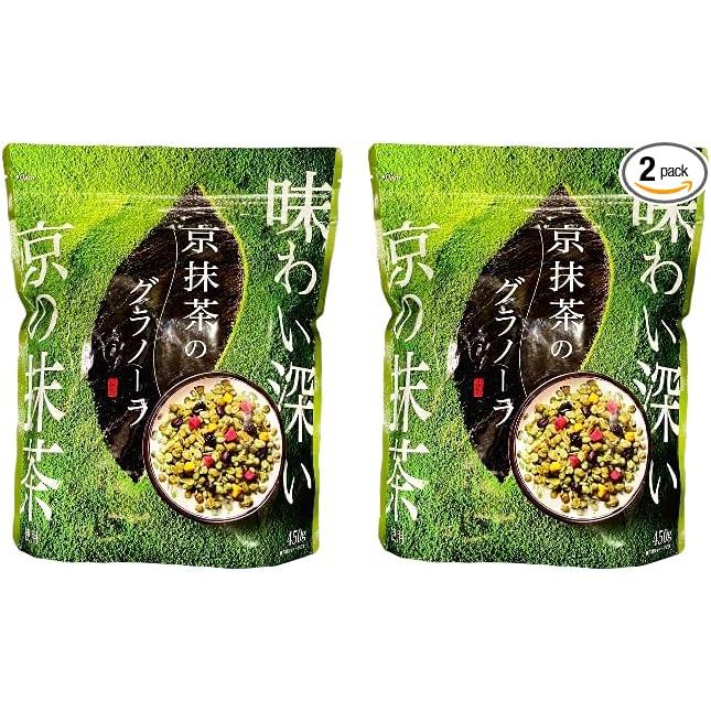 日清シスコ 京抹茶のグラノーラ シリアル 430g ×2コ : Karimero Box