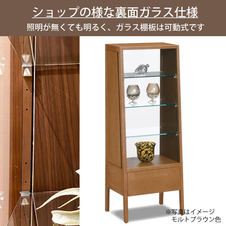 カリモク家具 カリモク キュリオケース QT1810 オーク材 幅48.7 カリモク家具 カリモク キュリオケース QT1810 オーク材 幅48.7