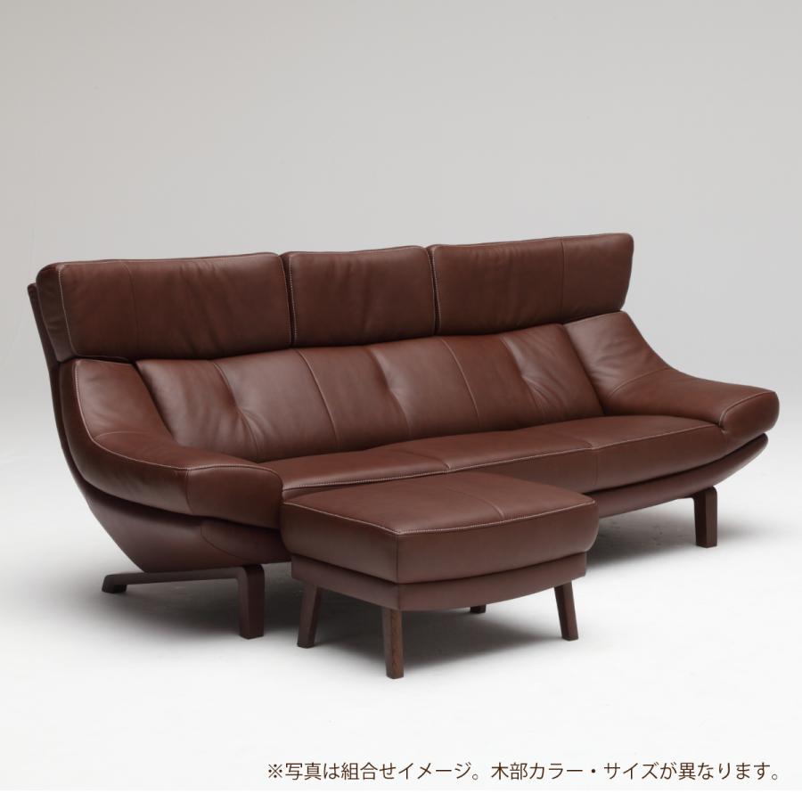 カリモク家具 カリモク 3人掛け 本革 ハイバック ソファー カリモク家具 カリモク 3人掛け 本革 ハイバック ソファー