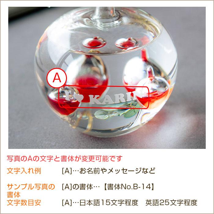 温度計　ガリレオ温度計　置物　インテリア　名入れ　プレゼント　ギフト　名入れ温度計 かわいい リンゴガラスフロート　誕生日プレゼント　退職祝い　記念品 | 名入れギフトKARIN | 11