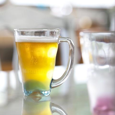 ビアマグ　ビールグラス　名入れ　グラス　プレゼント　ギフト　泡立ちビアマグ ハートエンジェル | 東洋佐々木ガラス | 04