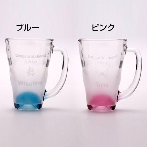 ビアマグ　ビールグラス　名入れ　グラス　プレゼント　ギフト　泡立ちビアマグ ハートエンジェル | 東洋佐々木ガラス | 08