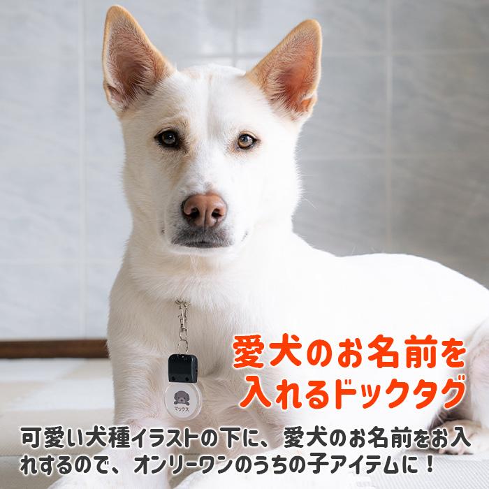 オーダーメイド　光る　ドックタグ　ネームタグ　迷子札　犬　小型犬　中型犬　大型犬　光るドックタグ｜karin-e｜07