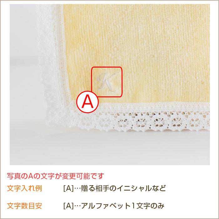 ハンカチ　ハンドクリーム　名前刺繍　名入れ　プレゼント　ギフト　名入れ イニシャル ハンカチ レース ＆ Miiia Bijoux ミアビジュー ハンドクリーム　母の日 | 名入れギフトKARIN | 16