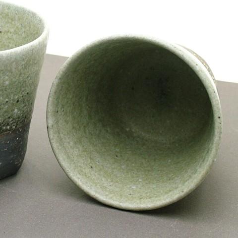 湯呑み　名入れ　プレゼント　ギフト　信楽焼 緑彩（りょくさい）湯呑　木箱入り | 名入れギフトKARIN | 04