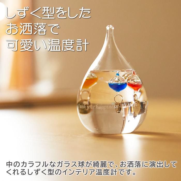 温度計　ガリレオ温度計　名入れ　プレゼント　ギフト　ガラスフロート名入れ温度計 | 名入れギフトKARIN | 04