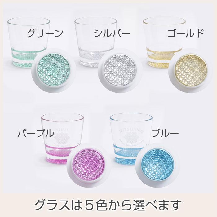 グラス　名入れ　プレゼント　ギフト　ロックグラス　ウイスキーグラス　名入れグラス　VIDIVI　モザイコ ボトムカラー ダブルオールドファッション　誕生日 | 名入れギフトKARIN | 14