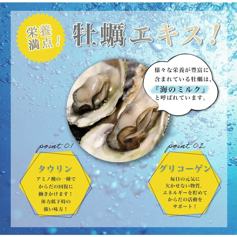 タウリン 伝統牡蠣エキス（ミネラル豊富）　約6か月（6袋）360粒　濃縮広島産牡蠣｜karin-shop｜02
