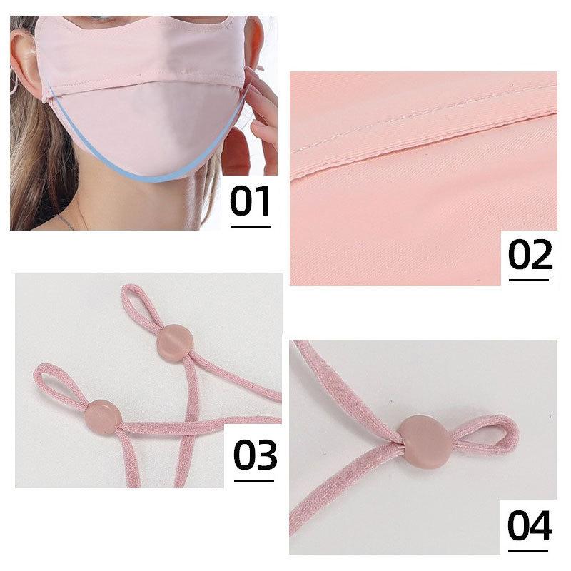 冷感マスク 目元までカバー UVカット 鼻穴付き クールマスク 洗える 紫外線対策 夏用 メンズ レディース　夏 ネコポス送料無料 |  | 12