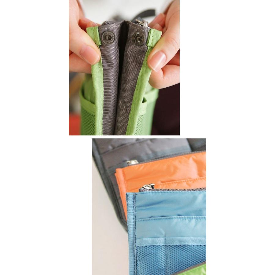バッグインバッグトートバッグインナーバッグ トラベル用収納バッグ 旅行用グッズレディースミニバッグかばんの中に 翌日配達対応 |  | 10